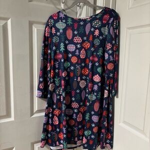 Celebrate Tigether Women’s Christmas Swing/Shirt Dress Size XL